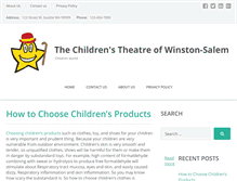 Tablet Screenshot of childrenstheatrews.org
